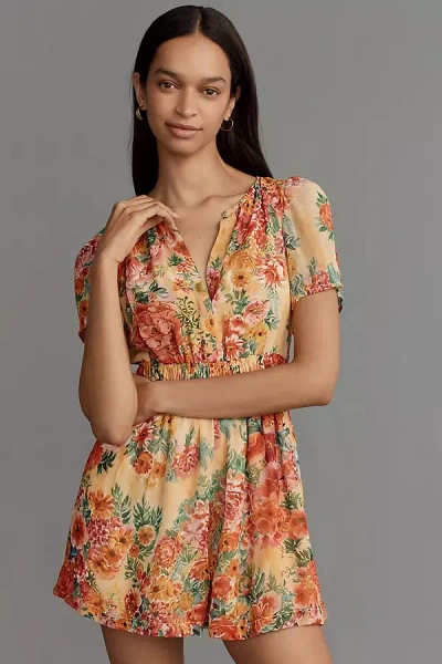 The Somerset Collection By Anthropologie The Somerset Romper: Chiffon Edition