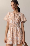 The Somerset Collection By Anthropologie The Somerset Romper: Poplin Edition In Multicolor