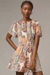 The Somerset Collection By Anthropologie The Somerset Romper: Poplin Edition In Multicolor