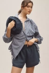 The Somerset Collection By Anthropologie The Somerset Shorts: Linen Edition In Blue