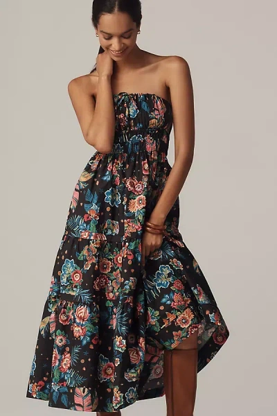 The Somerset Collection By Anthropologie The Somerset Strapless Maxi Dress In Multi