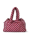 The Somewhere Co. The Somewhere Co Crimson Haze Marshmallow Midi Tote Bag