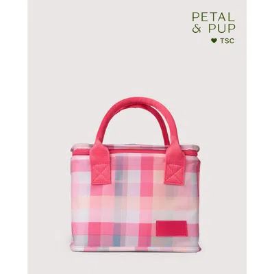 The Somewhere Co. The Somewhere Co Lunch Bag In Pink Picnic
