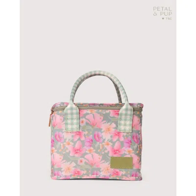 The Somewhere Co. The Somewhere Co Lunch Bag In Sage Wildflowers