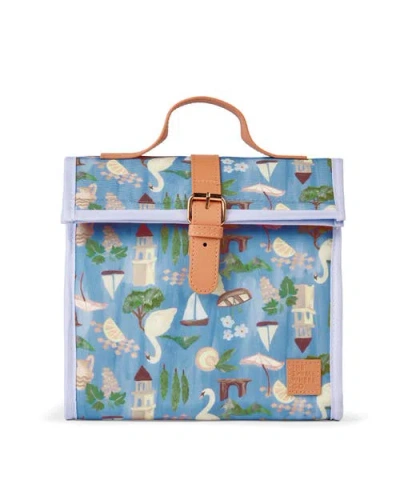 The Somewhere Co. The Somewhere Co Lunch Satchel In Blue