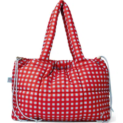 The Somewhere Co. The Somewhere Co Raspberry Crush Marshmallow Midi Tote Bag
