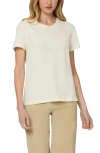 The Standard Stitch The Crew Tee In Cream