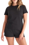 The Standard Stitch The Crew Tee In Onyx