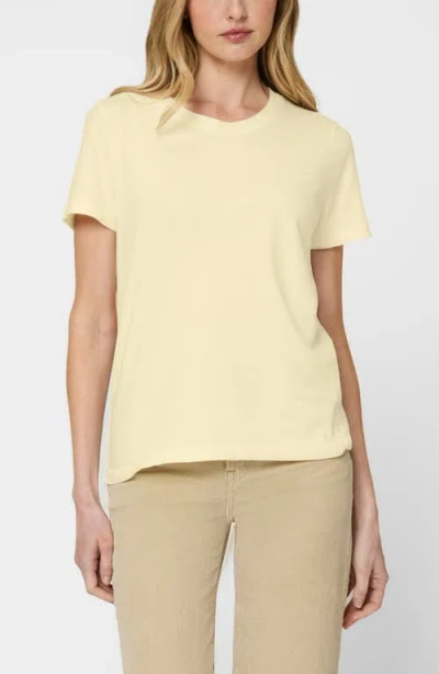 The Standard Stitch The Organic Cotton Crew Tee In Yellow