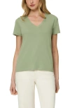 The Standard Stitch The V Neck Tee In Matcha