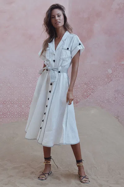 The Story Of Ellen Von Shirt Dress White