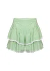 The Story Of Gabriella Shorts Seersucker Green Apple