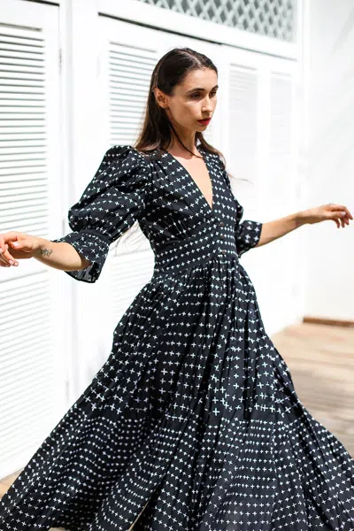 The Story Of Xola Maxi Dress Cross Noir