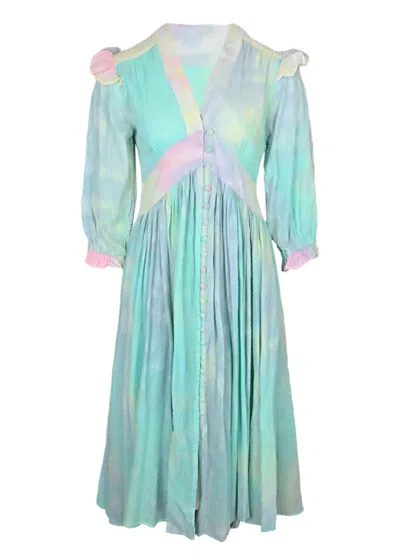 The Story Of Zanthe Midi Dress Mixed Candy Tie Dye