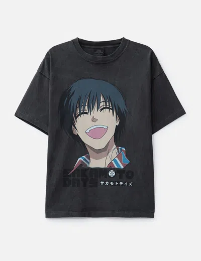 The Sugar Punch Sakamoto Days Short Sleeve T-shirt (nagumo) In Black