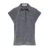 The Summer Edit Women's Blue Blair Luxe Linen Shirt - Indigo In Blue