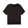 The Summer Edit Women's Cloe Silk T-shirt - Black In Black