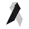 The Summer Edit Women's Geri Skinny Scarf - Black/ Ivory In Black/white