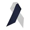 The Summer Edit Women's Blue Geri Skinny Scarf - Navy/ Ivory In Blue/white