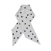 The Summer Edit Women's White Geri Skinny Scarf - Polka Dot