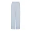 The Summer Edit Women's Jasmin Linen Trouser - Ice Blue In Blue