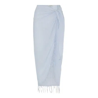 The Summer Edit Women's Layla Line Pareo - Ice Blue