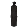 The Summer Edit Women's Maya Sandwashed Silk Bandeau Dress - Black In Black