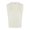 The Summer Edit Women's White Dani Sandwashed Silk T-shirt - Ivory In White