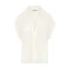 The Summer Edit Women's White Izzy Crinkle Linen Shirt - Ivory In White