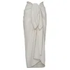 The Summer Edit Women's White Mara Luxe Linen Sarong - Ivory In White