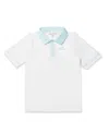 The Sunday Collective Boys' Performance Play Polo In Pastel Trim - Little Kid, Big Kid