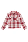 The Sunday Collective Flannel Shirt In Red