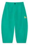 The Sunday Collective Kids' Friday Corduroy Pants In Open Green