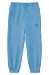 The Sunday Collective Kids' Natural Dye Everyday Joggers In Bluejay