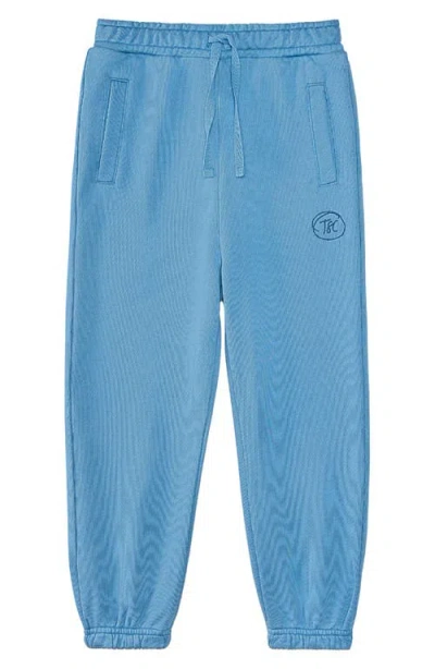 The Sunday Collective Kids' Natural Dye Everyday Joggers In Bluejay