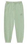 The Sunday Collective Kids' Natural Dye Everyday Joggers In Green