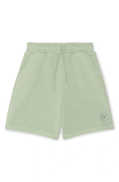 The Sunday Collective Kids' Natural Dye Everyday Shorts In Honeydew
