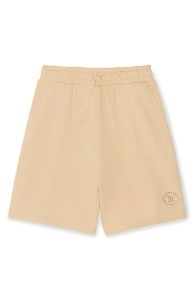 The Sunday Collective Kids' Natural Dye Everyday Shorts In Latte