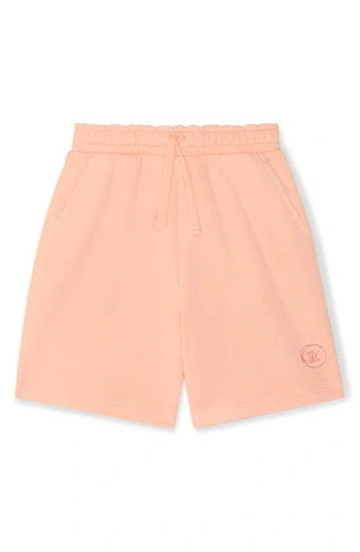 The Sunday Collective Kids' Natural Dye Everyday Shorts In Peach