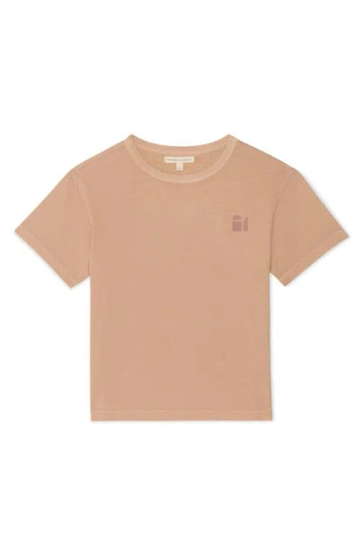 The Sunday Collective Kids' Natural Dye Everyday T-shirt In Latte
