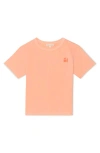 The Sunday Collective Kids' Natural Dye Everyday T-shirt In Peach