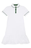 The Sunday Collective Kids' Play Polo Dress In White