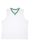 The Sunday Collective Kids' Play V-neck Vest In White