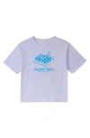 The Sunday Collective Kids' Sunday Organic Cotton Graphic T-shirt In Lilac