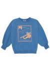 The Sunday Collective Organic Weekend Sweatshirt In Blue