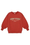The Sunday Collective Organic Weekend Sweatshirt In Red