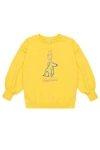 The Sunday Collective Kids'  Organic Weekend Sweatshirt In Yellow
