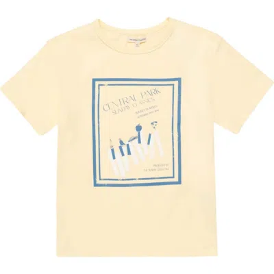 The Sunday Collective Organic Weekend Tee In Animal Print