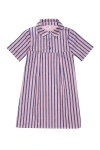 The Sunday Collective Shirtdress In Pink