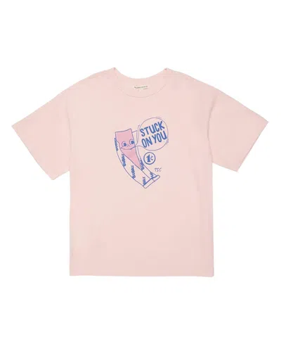 The Sunday Collective Unisex Organic Sunday Tee In Double Bubble - Little Kid, Big Kid